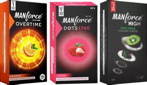 MANFORCE Orange, Litchi And Kiwi Paan Flavoured Condom Price in India ...