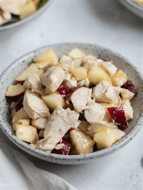 High Protein Chicken Salad with Apples You’ll Love – Sandra Recipes