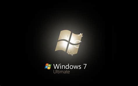 Windows 7 Ultimate Black Edition | Free Wallpapers