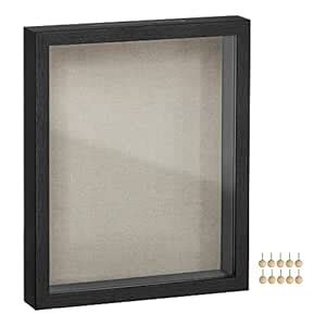 SONGMICS 11x14 Shadow Box Frame, Deep Box Frame with Top Slot and Push ...