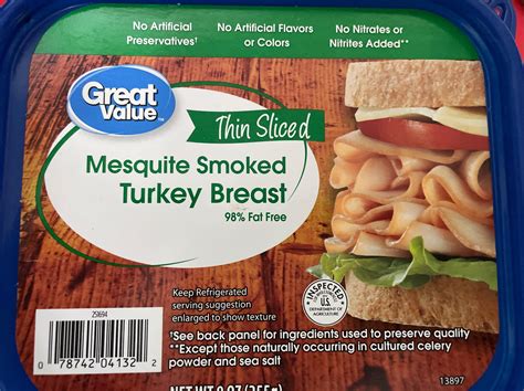Thin Sliced Turkey Breast, Mesquite Smoked Nutrition Facts - Eat This Much