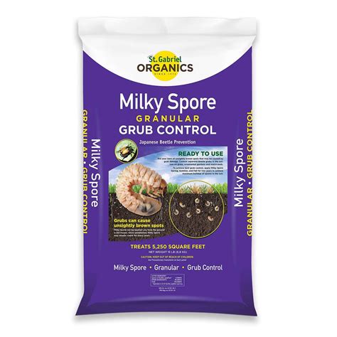 St. Gabriel Organics Milky Spore Granular Grub Control, 15 lbs ...