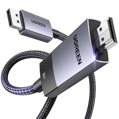 UGREEN Unidirectional DisplayPort to HDMI Cable 1M 8K@60Hz 4K@240Hz ...
