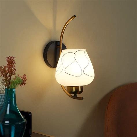 ELIANTE Black And Gold Iron Wall Light- 1047-1W - without bulb