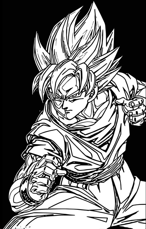 Printable Goku Coloring Pages | dev.onallcylinders.com