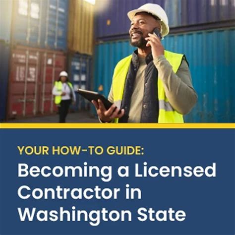 If you're looking to become a contractor in Washington state, there are ...