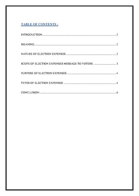 Election Law Assignment: Understanding Election Expenses Regulations ...
