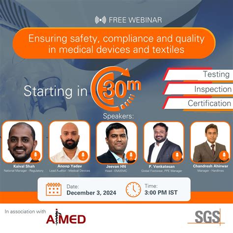 SGS on LinkedIn: ⏲️ We start in 30 minutes from now. 📢 If you haven't ...