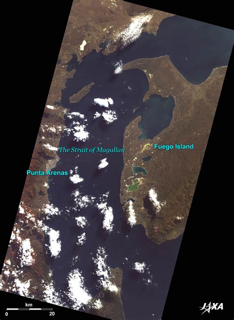 Strait Of Magellan On World Map