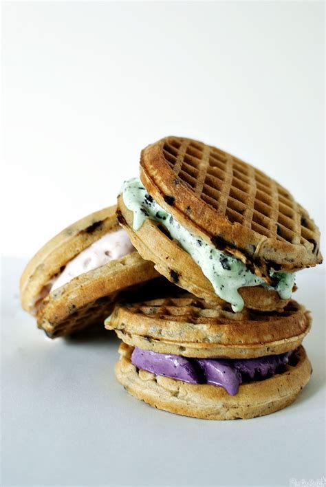 Waffles And Ice Cream Sandwich
