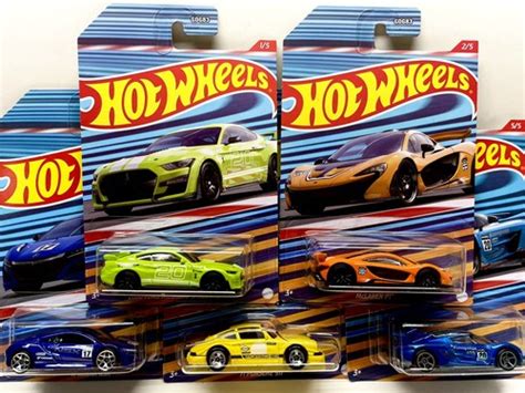 Buy 2022 Hot Wheels Exotic Exclusive Set Porsche Mustang NSX McClaren ...