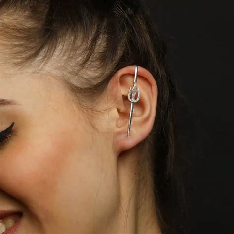 Trishool Sterling Silver Ear-cuff – GoneCase