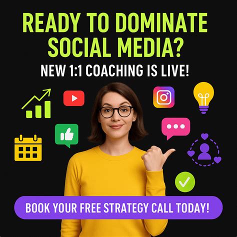 🚀 Ready to Finally WIN at Social Media? My New Coaching Page Is LIVE! 🎯 ...