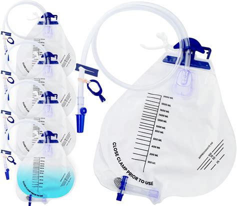 Amazon.com: Catheter Bags, Urinary Drainage Bag with Anti-Reflux ...