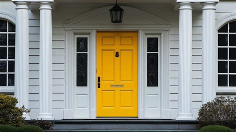 20 Stylish Yellow Front Doors to Brighten Your Home - Heaven Gables