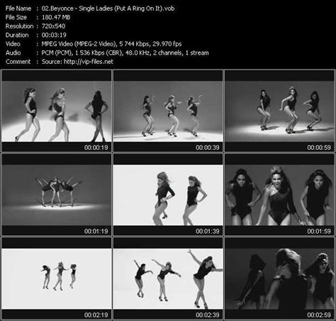 Beyonce - Single Ladies Put A Ring On It - Download HQ music Video VOB ...