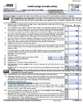 Account for a Health Savings Account (HSA) On Your Income Taxes | Free ...