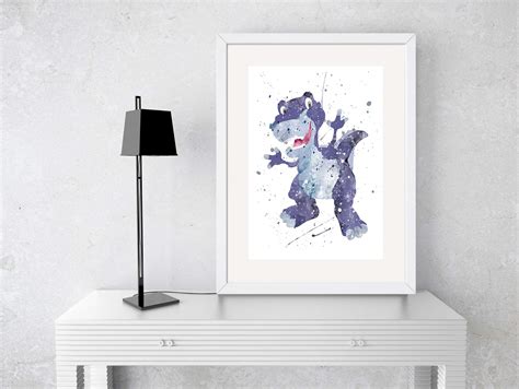 Buy Chomper Prints, The Land Before Time Disney Watercolor, Nursery ...