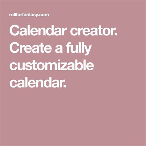 Image result for Calendar Creator 12.1 Tutorial