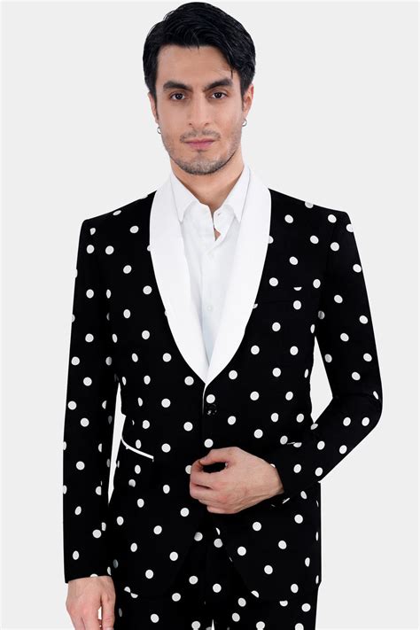 Jade Black with White Prints Premium Cotton Pant For Men