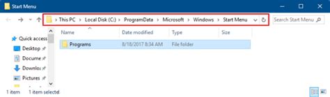 Image result for Start Menu Folder