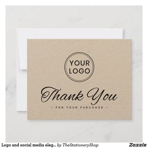 Business Logo Thank You Cards 的图像结果