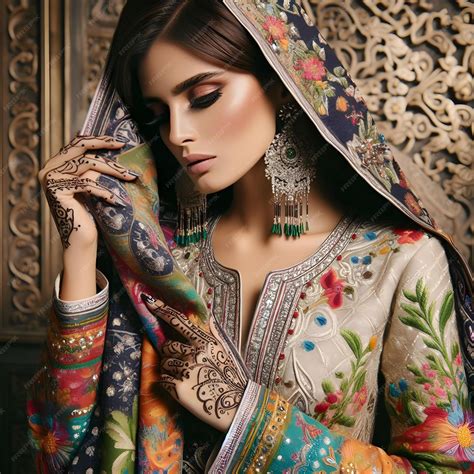 Premium Photo | Traditional Pakistani dress for Eid