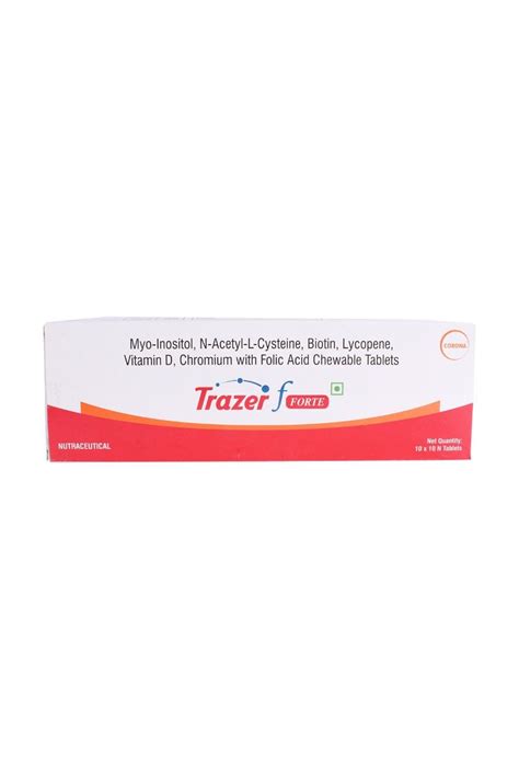Trazer F Forte Tablet 10's Price, Uses, Side Effects, Composition ...