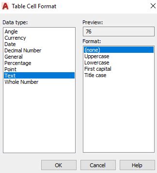AutoCAD Table - Tpoint Tech