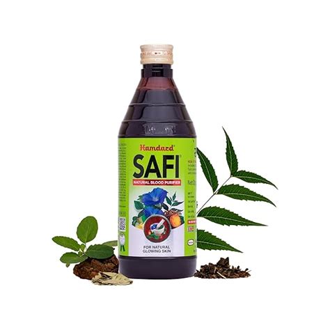 Buy Hamdard Safi Blood Purifier Syrup for Healthy & Glowing Skin | 100% ...