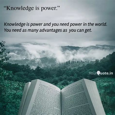Knowledge is power and yo... | Quotes & Writings by Dr. Sonali | YourQuote