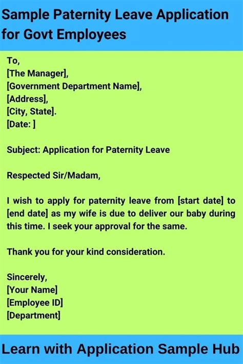 Image result for Paternity Leave Declaration Form