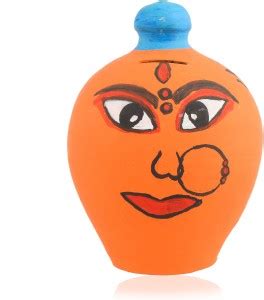 BS NATURAL Creative Handmade Clay Gullak Money Piggy Coin Bank Toy ...