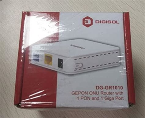 DIGISOL EPON DG-GR1010 ONU Router with PON and Giga Port (White) (White ...