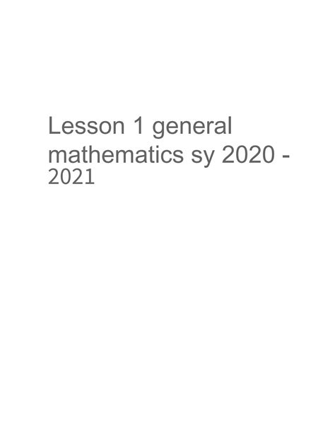 Image result for GEC Math Lesson 2021