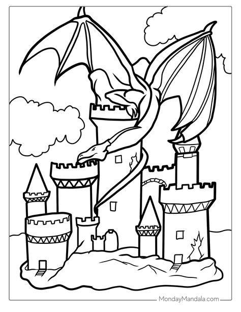 25 Castle Coloring Pages (Free PDF Printables)