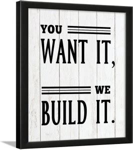 Construction quote wall Frames for office - Construction quotes Frames ...