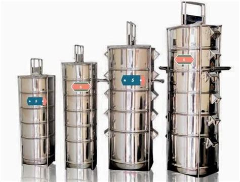 Stainless Steel HotTiffin - Stainless Steel Jumbo Canteen Tiffin ...