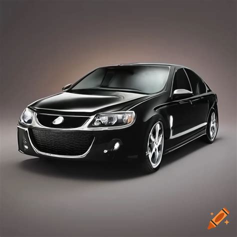 Vintage black sedan by cci commodore on Craiyon