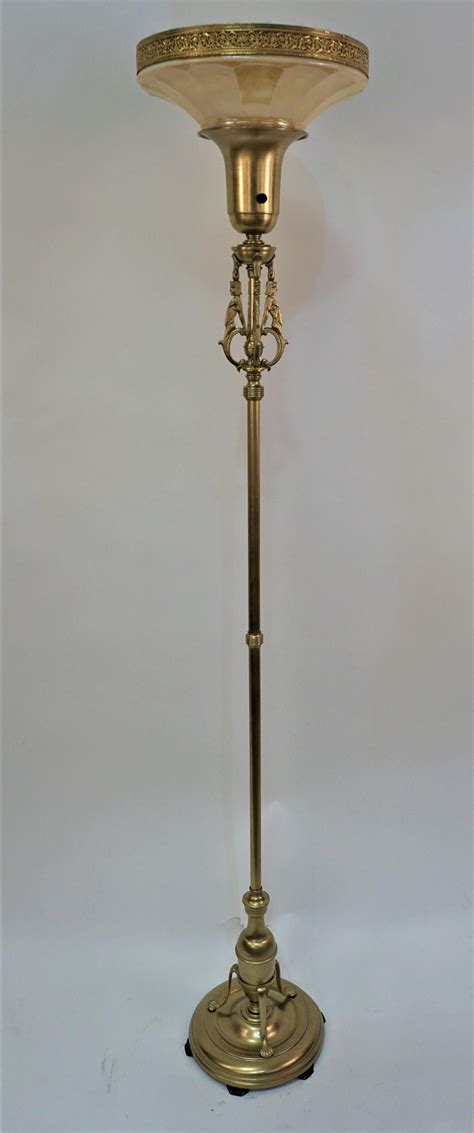 American 1920s Art Deco Torchiere Floor Lamp at 1stDibs | 1920s floor ...