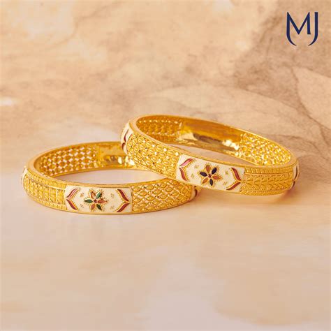 Maharashtrian Tode Bangles | Marathi Gold Bangles - Manubhai Jewellers