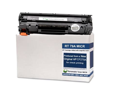 Renewable Toner Modified MICR Cartridge Replacement for HP 79A CF279A ...