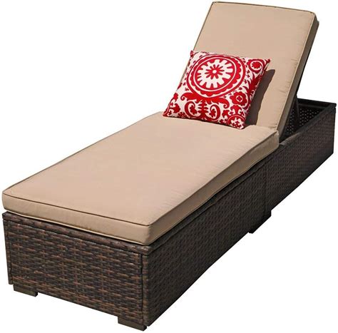 Patiorama Patio Chaise Lounge Chair, Sun Lounger, India | Ubuy