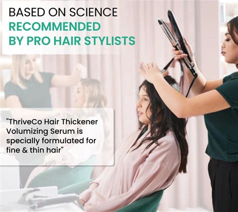 ThriveCo Hair Thickener Volumizing Serum For Instant Volume