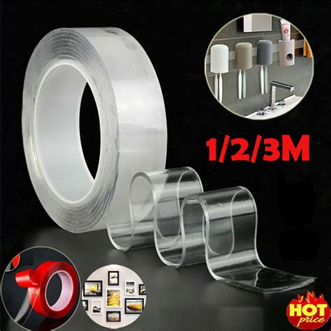 1/2/3 m Super Double Sided Tape Strong Adhesive Gl... - Grandado