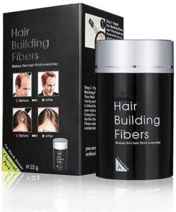 LORSHEL Hair Building Fiber Black for Men's Hair Thinning Hair Building ...