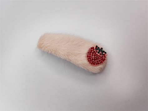 Baby Pink Fancy Furry Tic Tac Clip for Girls - Tanubha.com - Shopping ...
