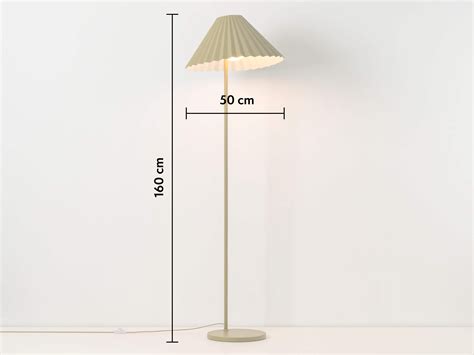 Pleated Shade Floor Lamps Antique Brass Swing Arm Floor Lamp With