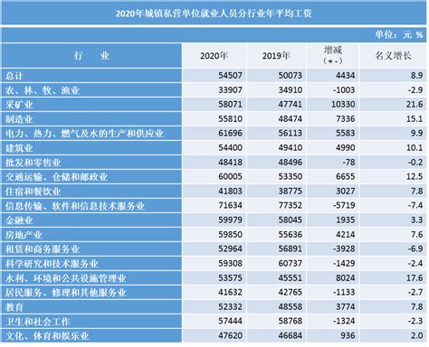 【数据发布】2020年西安市城镇私营单位就业人员年平均工资54507元_自然人