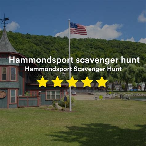 Hammondsport Team Building Scavenger Hunt Activities